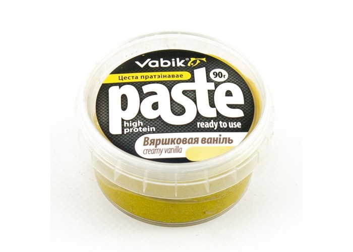 Тесто протеиновое Vabik Paste Сливочная ваниль 90 г (5шт в упак)