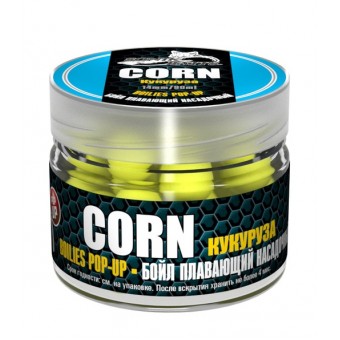Бойлы плавающие Sonik Baits Pop-Up 14мм Corn (кукуруза) банка 90мл