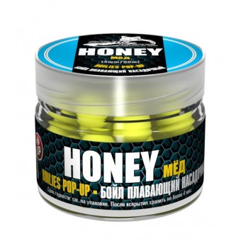 Бойлы плавающие Sonik Baits Pop-Up 14мм Honey (мед) банка 90мл