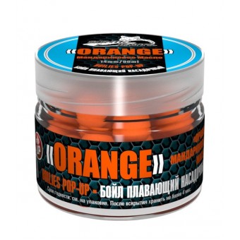 Бойлы плавающие Sonik Baits Pop-Up 14мм Orange Tangerine Oil (Оранж Мандариновое масло)банка 90мл