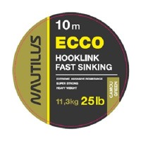 Поводковый материал Nautilus Ecco 25lb 10м Camou Green