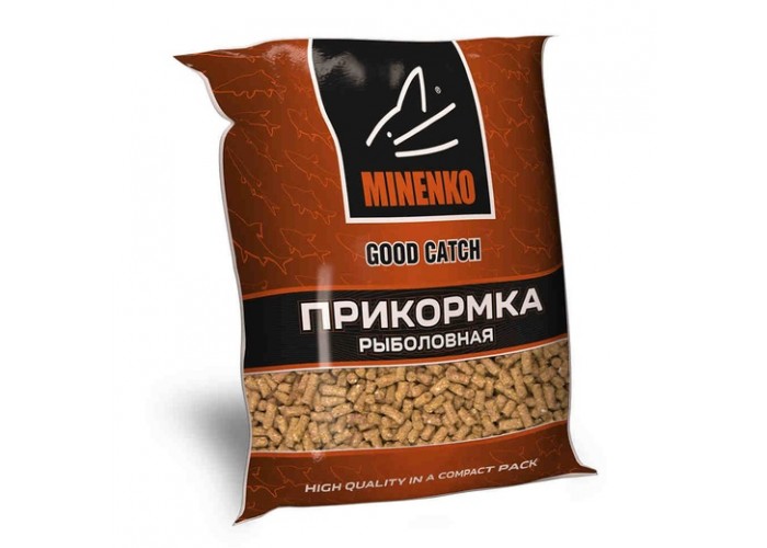 Прикормка гранулированная MINENKO Good Catch 5мм 0,7кг Сладкая кукуруза