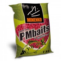 Зерновая смесь MINENKO PMbaits 1кг Red Strawberry Wheat