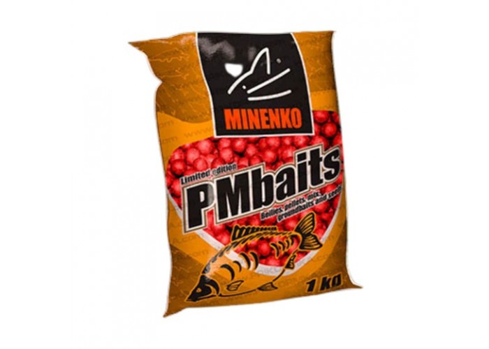 Бойлы прикормочные пылящие MINENKO PMbaits Red Spice 20мм 1кг
