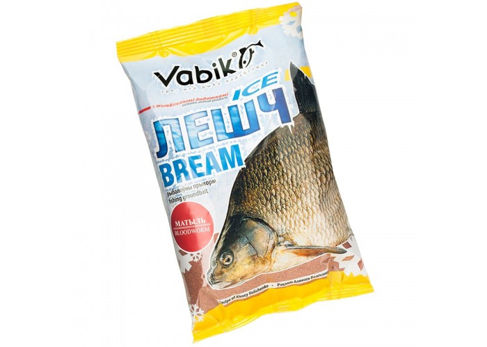 Прикормка Vabik Ice Лещ мотыль 750 гр (уп. 10 штук)