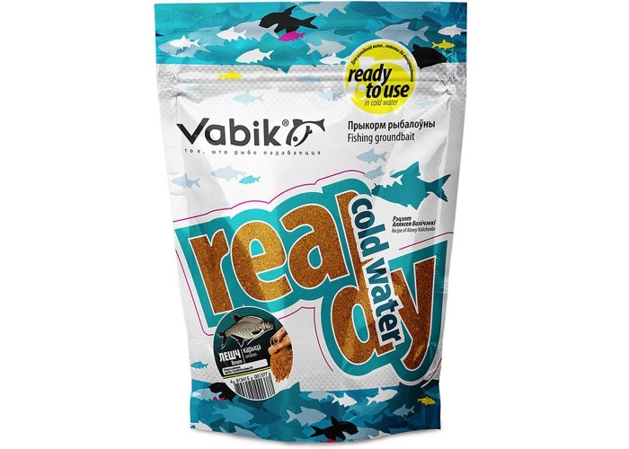 Прикормка увлаженная Vabik Ready cold Water Лещ Корица (уп. 10 штук) 750гр