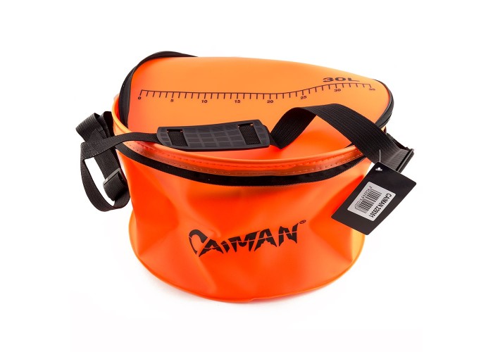 Ведро складное круглое Caiman EVA 30 л Ф40 см с линейкой