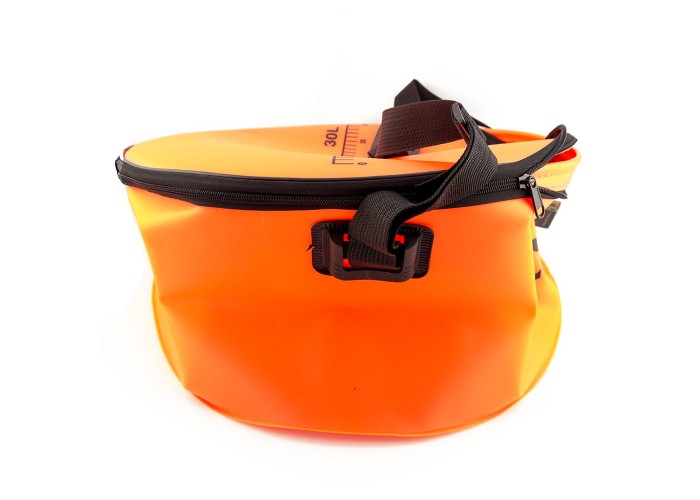 Ведро складное круглое Caiman EVA 30 л Ф40 см с линейкой