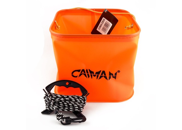 Ведро складное квадратное Caiman EVA 10 л 24 см