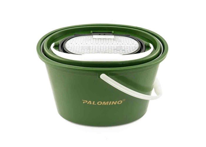 Ведро-кан для живца овальное с клапаном Palomino PL6074 малое