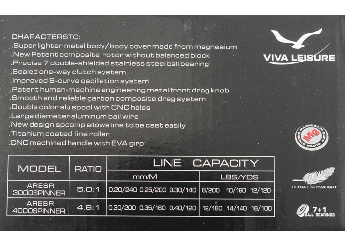 Катушка Viva AreSr Spinner 4000