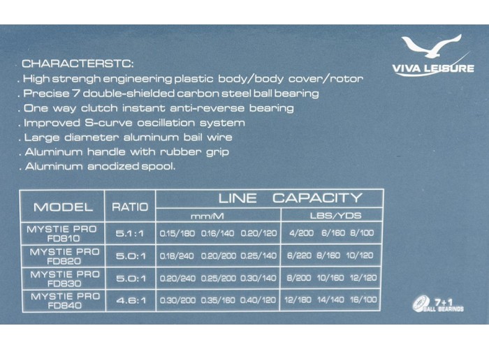 Катушка Viva Mystic Pro FD 810