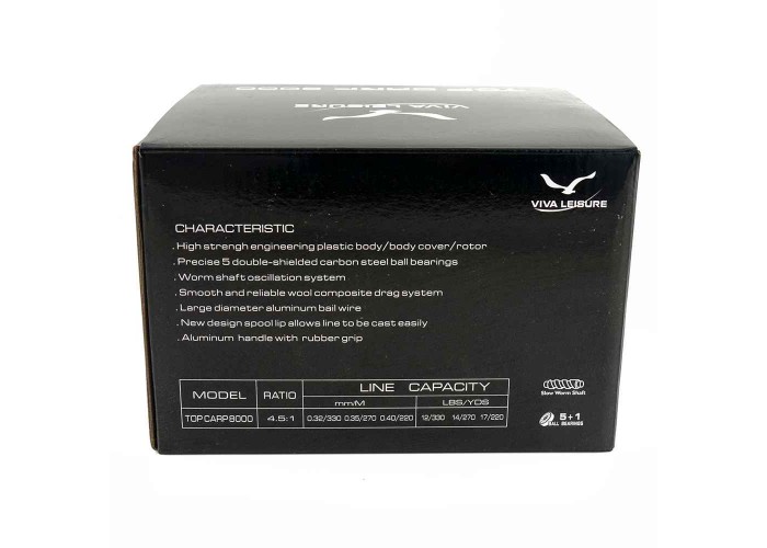 Катушка Viva Top Carp 8000 (5+1ВВ)