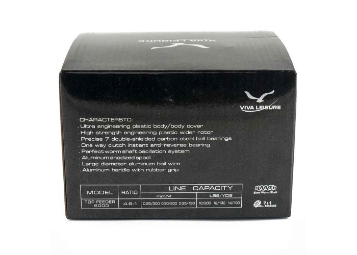 Катушка Viva Top Feeder 6000 (7+1ВВ)