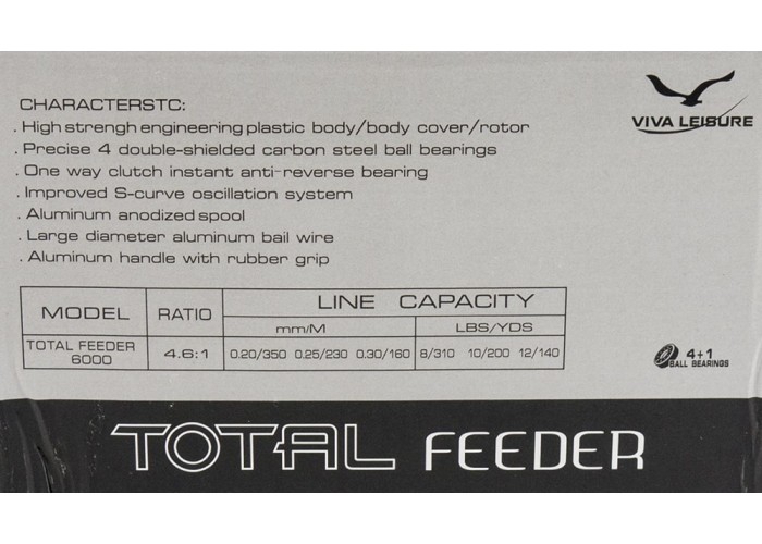 Катушка Viva Total Feeder 6000 (4+1ВВ)